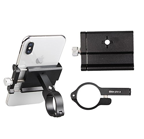 GUB PRO1 Universal Aluminum Bike Phone Mount - Adjustable Bicycle Handlebar Holder for 3.5-6.2 Inch Smartphones | Perfect for Cycling, Commuting & Outdoor Adventures