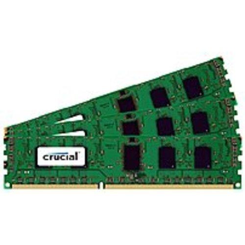Crucial CT3CP25672BB1067S 6GB (2GB x 3) PC3-8500 Registered ECC DDR3 RAM - 240-Pin DIMM 133MHz for Server & Workstation Memory Upgrade