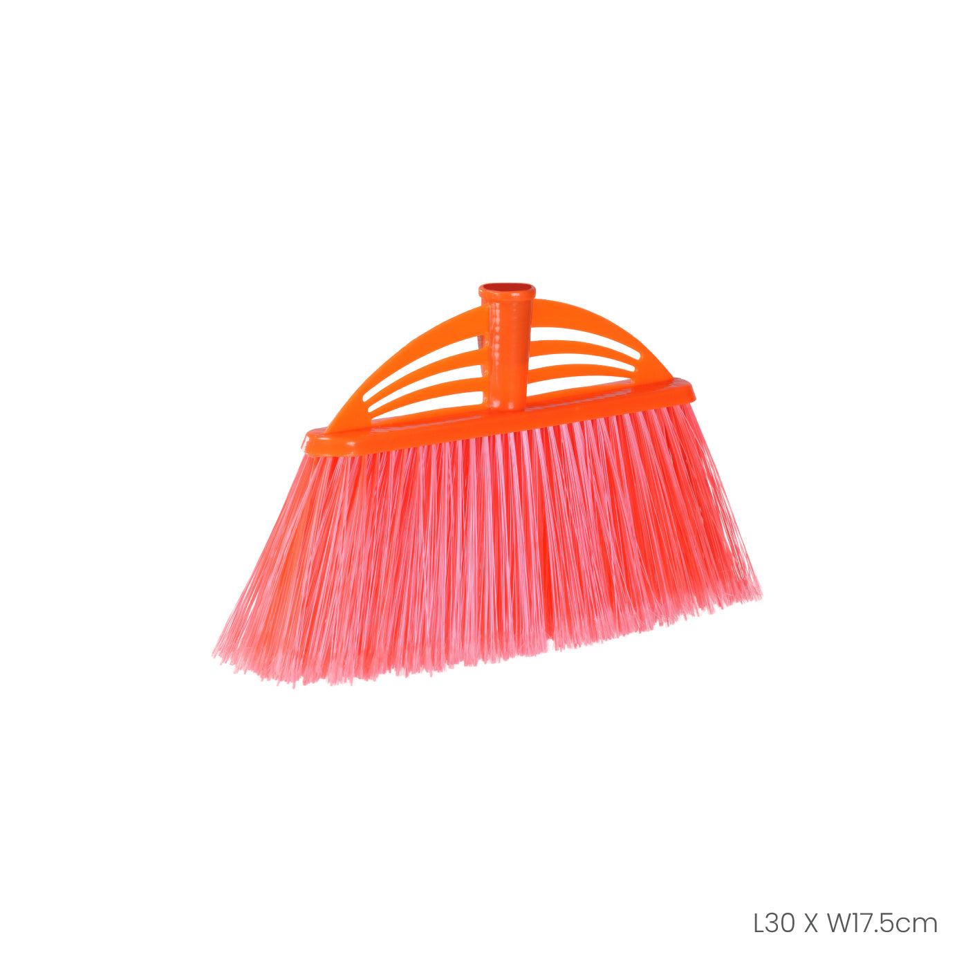Heavy-Duty Plastic Broom Head Replacement #0074 (HFH1002H) - Compatible with Standard Brooms for Indoor/Outdoor Cleaning - Perfect for Home, Garage, and Garden Use