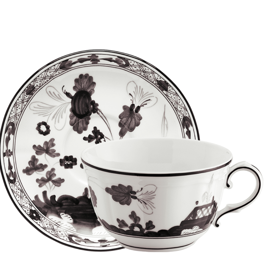 Oriente Italiano Teacup - Albus Porcelain Tea Cup Set for Afternoon Tea, Coffee, and Gifts | Elegant Home Decor & Tea Party Essentials