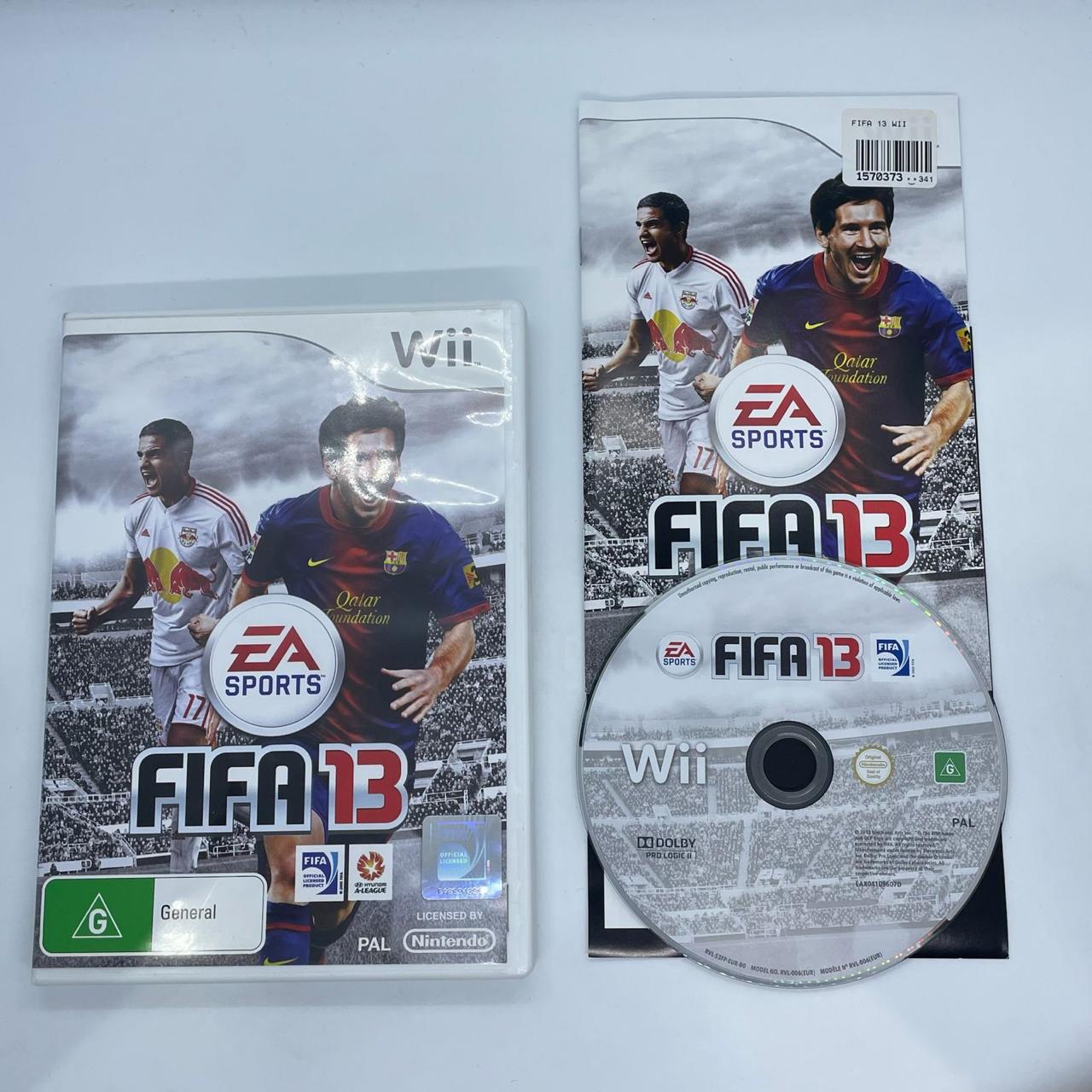 EA Sports FIFA 13 Soccer Video Game for Nintendo Wii - Complete with Original Manual (PAL Version) | Perfect for Family Game Nights & Soccer Fans