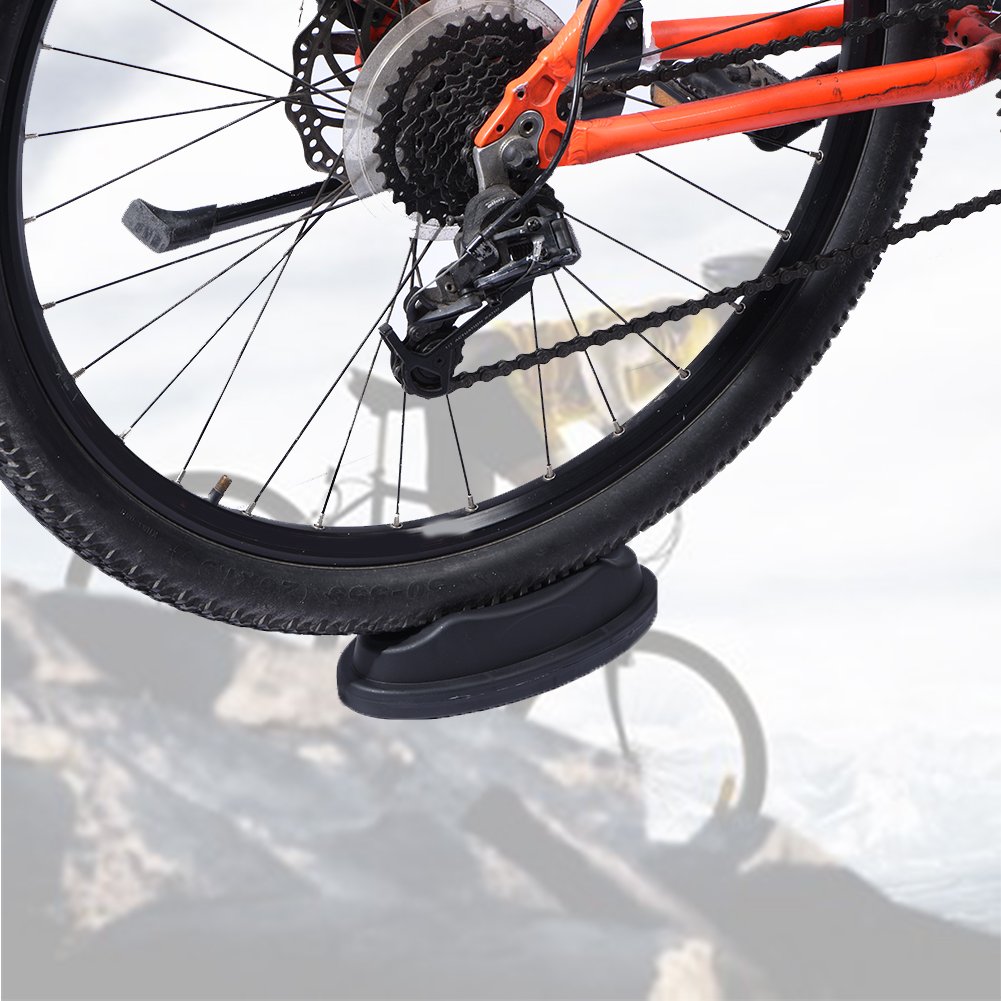 Bike Wheel Riser Block for Indoor Cycling Trainer Stand - Front Wheel Elevator for Bike Training - Perfect for Home Gym & Spinning Workouts