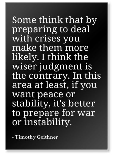 Timothy Geithner Inspirational Quote Fridge Magnet - Motivational Office Decor for Refrigerator, Whiteboard & Metal Surfaces - Perfect for Home, Office & Gifts