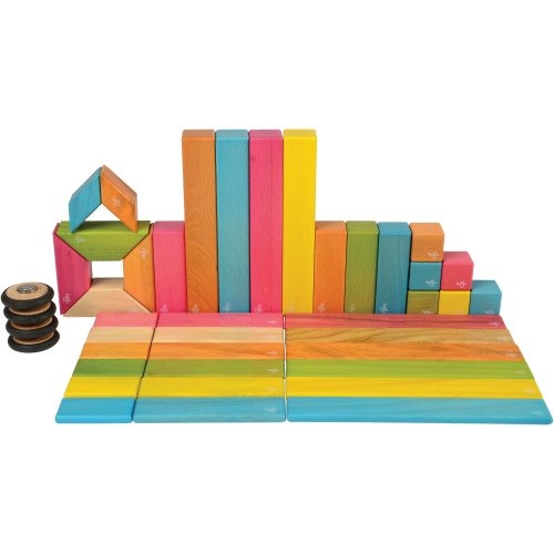 Premium Magnetic Wooden Building Blocks for Kids - STEM Educational Toys | Creative Play, Classroom Learning & Home Activities