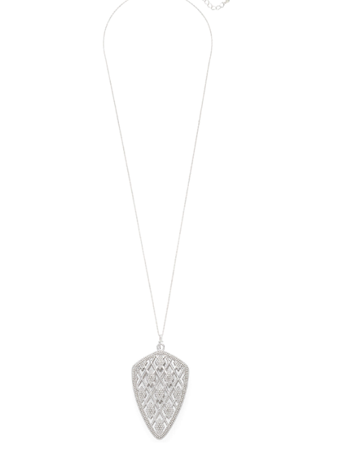 Elegant Chelsea Silver Necklace for Women - Sterling Silver Pendant Jewelry Gift for Her - Perfect for Weddings, Anniversaries & Special Occasions