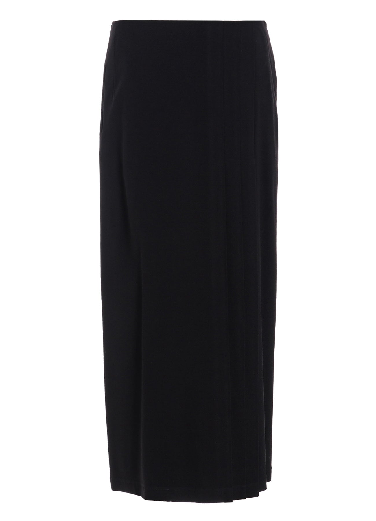 Damaged Gabardine Slim Skirt with Tuck Detail - Women's Fashion Staple for Office, Party & Casual Outfits