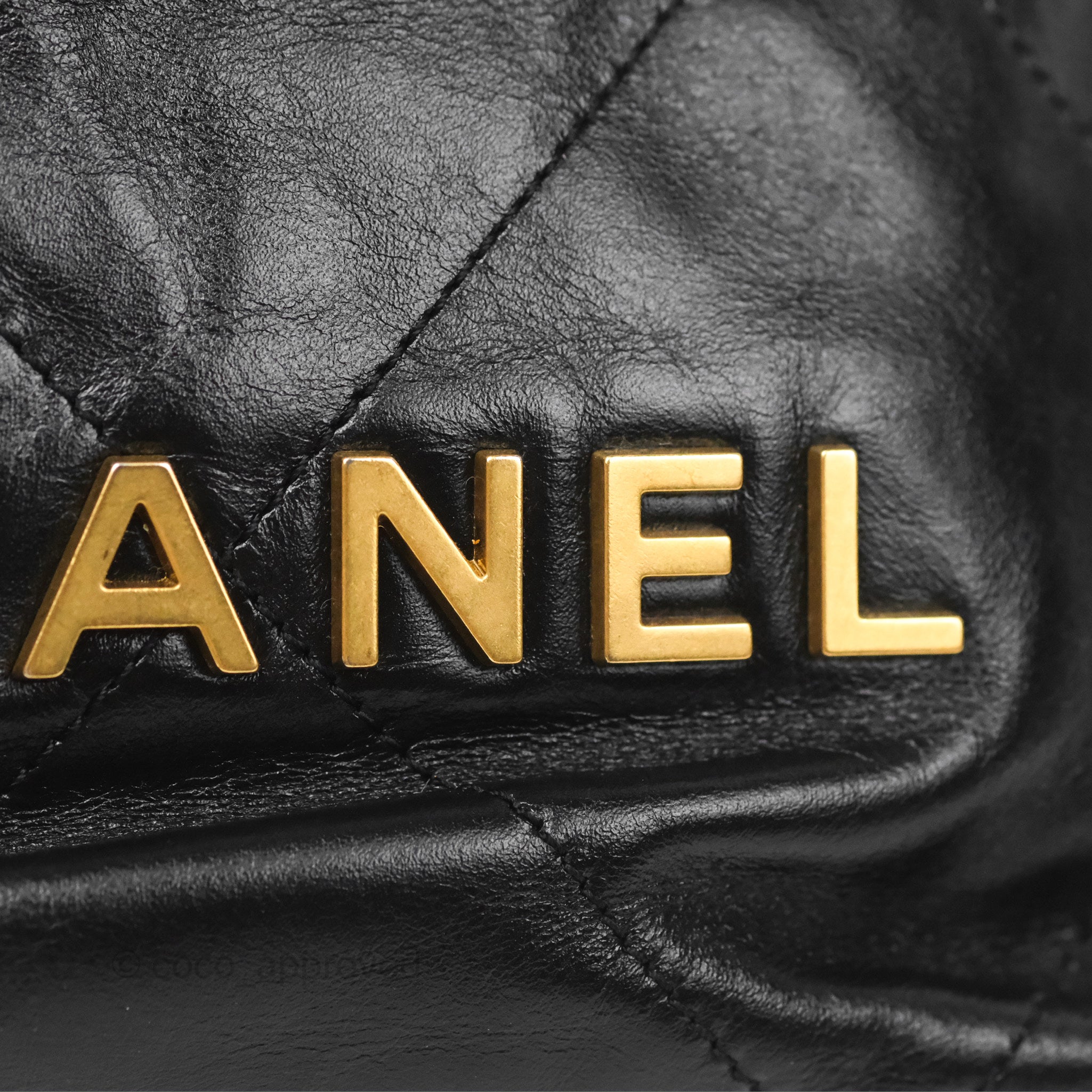 Chanel 22 Mini Bag Black Crumpled Calfskin Leather Crossbody Purse - Luxury Designer Handbag for Women, Perfect for Date Night & Evening Events