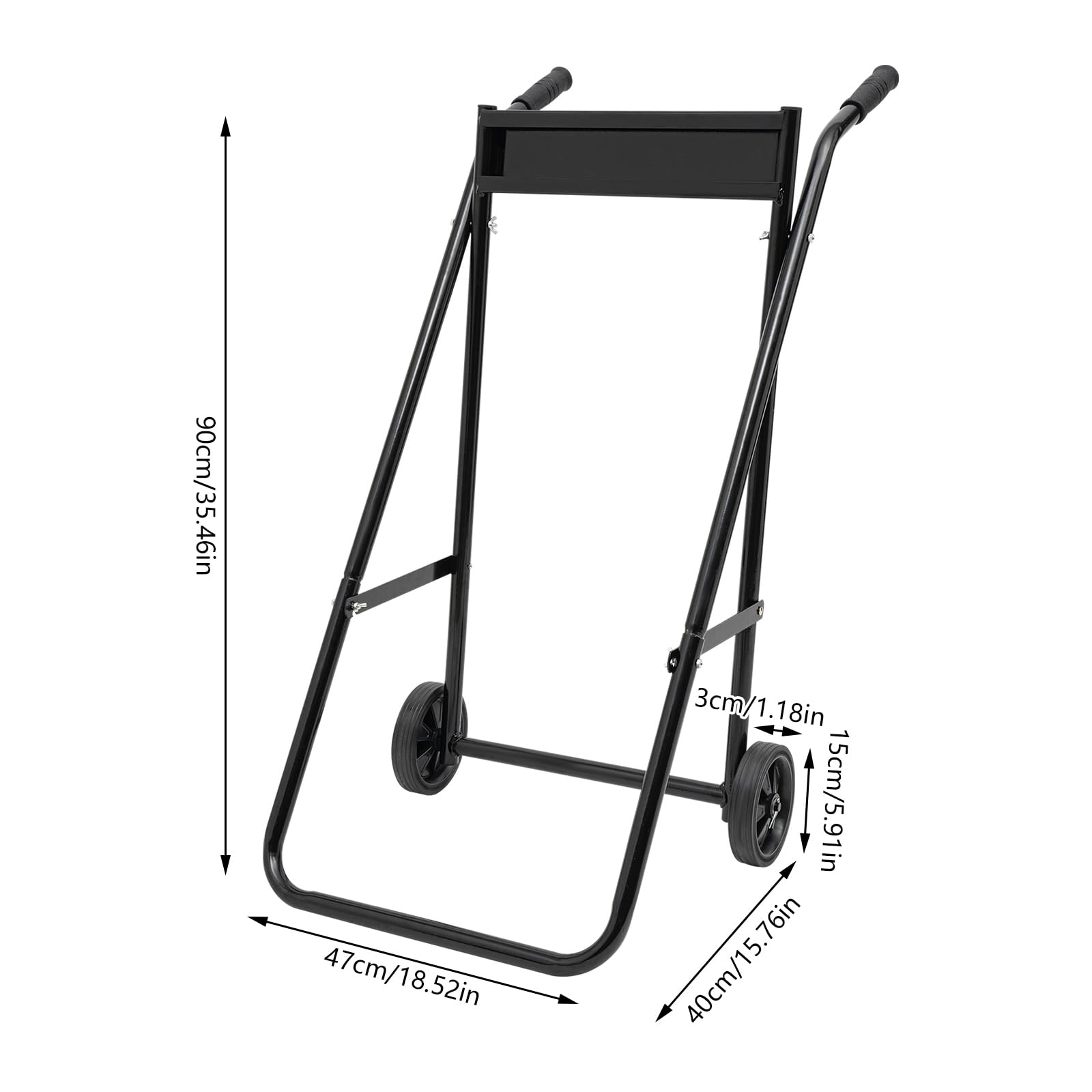 Outboard Motor Stand - Portable Boat Engine Cart for Storage & Transport