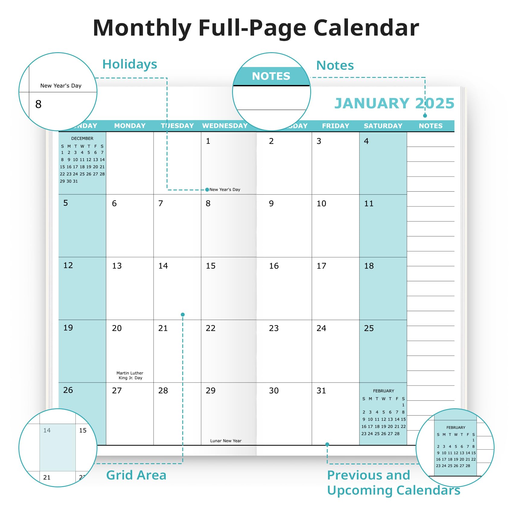 2025-2026 Pocket Calendar for Women - Two Year Monthly Planner (Jan 2025-Dec 2026), Compact 6.5