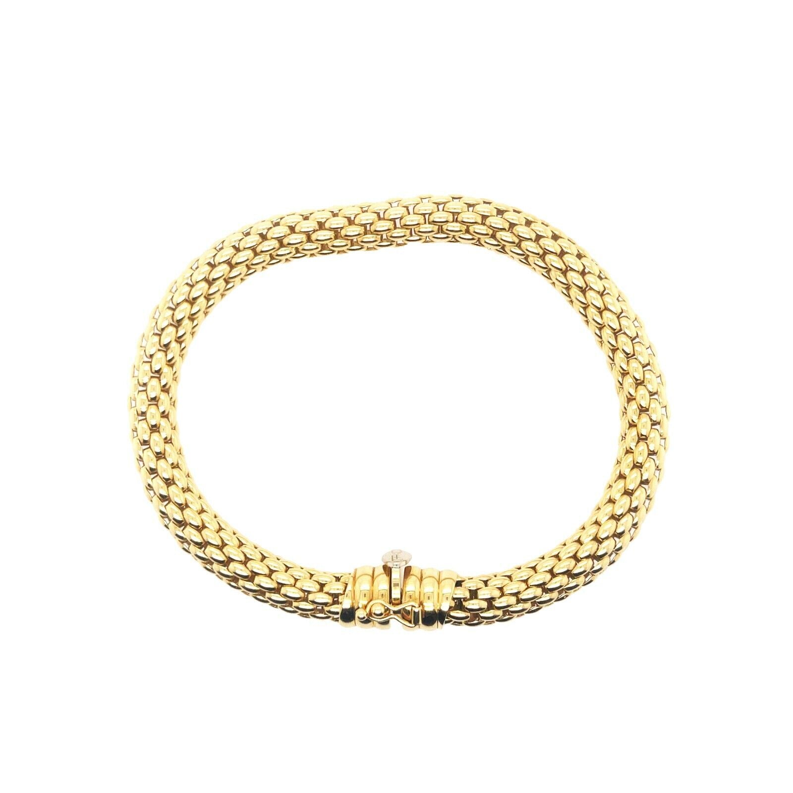 FOPE Kaleida Collection Flex'it 18K Yellow Gold Bracelet - 18.65 DWT | Luxury Italian Jewelry for Women, Elegant Gift for Anniversary & Special Occasions