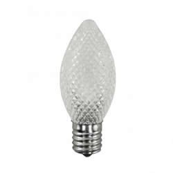 2 Pack LED C9 White Replacement Bulbs for Batteries & Lights - Energy Efficient, Long Lasting - Perfect for Holiday Decorations, Christmas Trees & Outdoor Lighting
