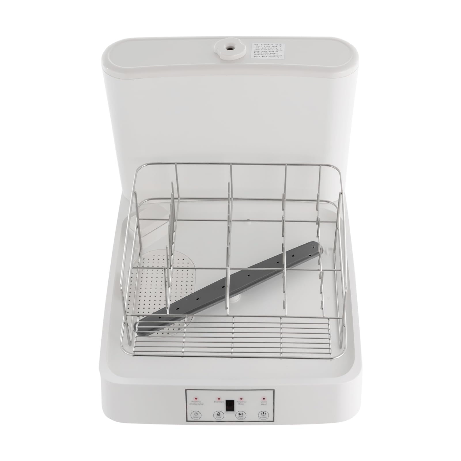Portable Countertop Dishwasher with 3 Cleaning Modes (Standard/Quick Wash & Fruit Vegetable Wash) | 360° Rotating Spray & Digital Display | Compact Design for Small Kitchens, Apartments, RVs & Dorms