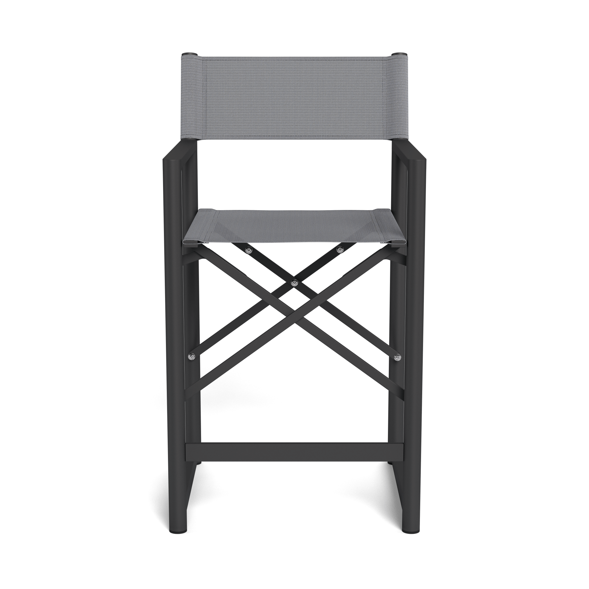 Pacific Aluminum Counter Stool - Adjustable Height Bar Stool with Cushion for Kitchen Island, Breakfast Nook & Home Bar | Modern Durable Metal Stools for Indoor & Outdoor Use