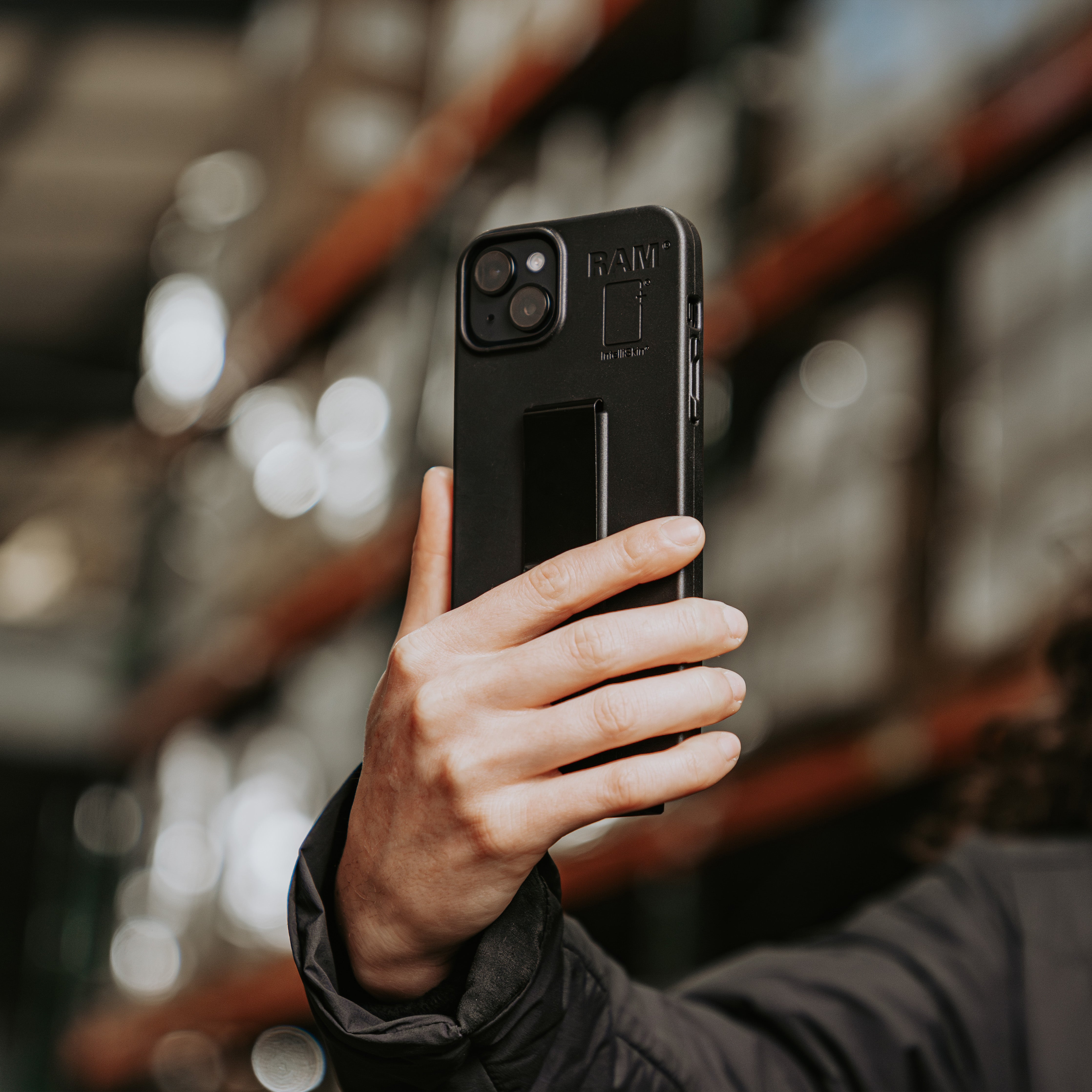 IntelliSkin® Protective Case for Apple iPhone 15 Plus - Slim & Durable RAM GDS SKIN AP43 Cover - Perfect for Everyday Use, Travel & Outdoor Activities