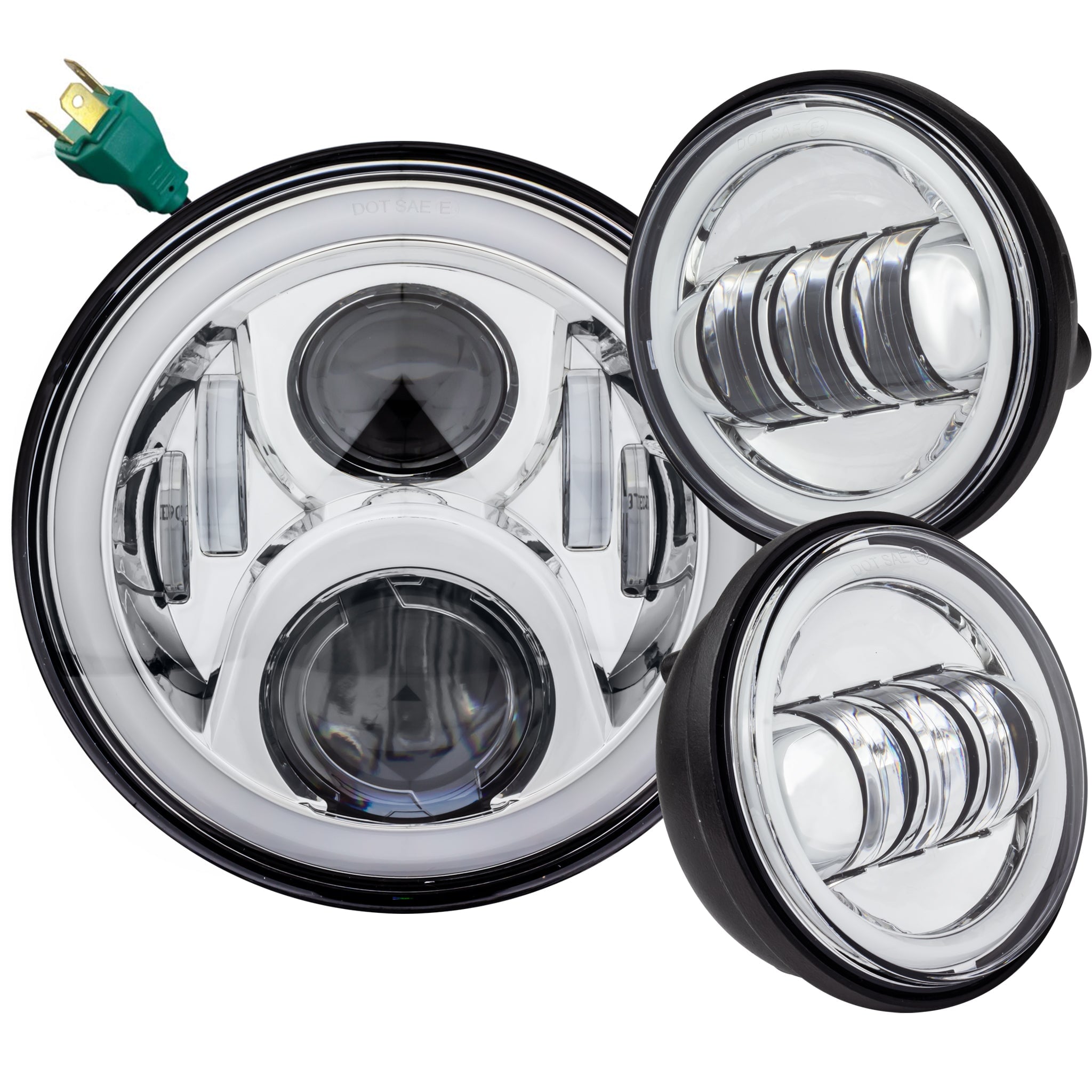 Eagle Lights 7 LED Headlight & 4.5