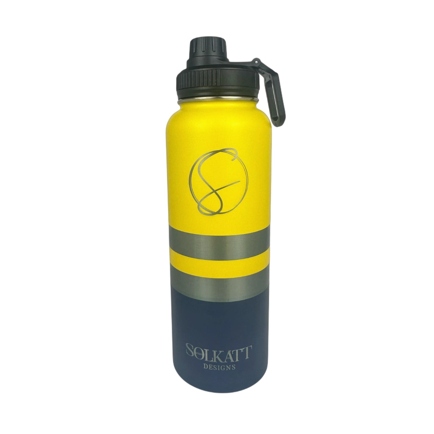 1.2L Stainless Steel Insulated Tradie Water Bottle | Yeah Nah Yellow | Keeps Drinks Cold/Hot 24+ Hours | Perfect for Construction, Workouts & Outdoor Activities