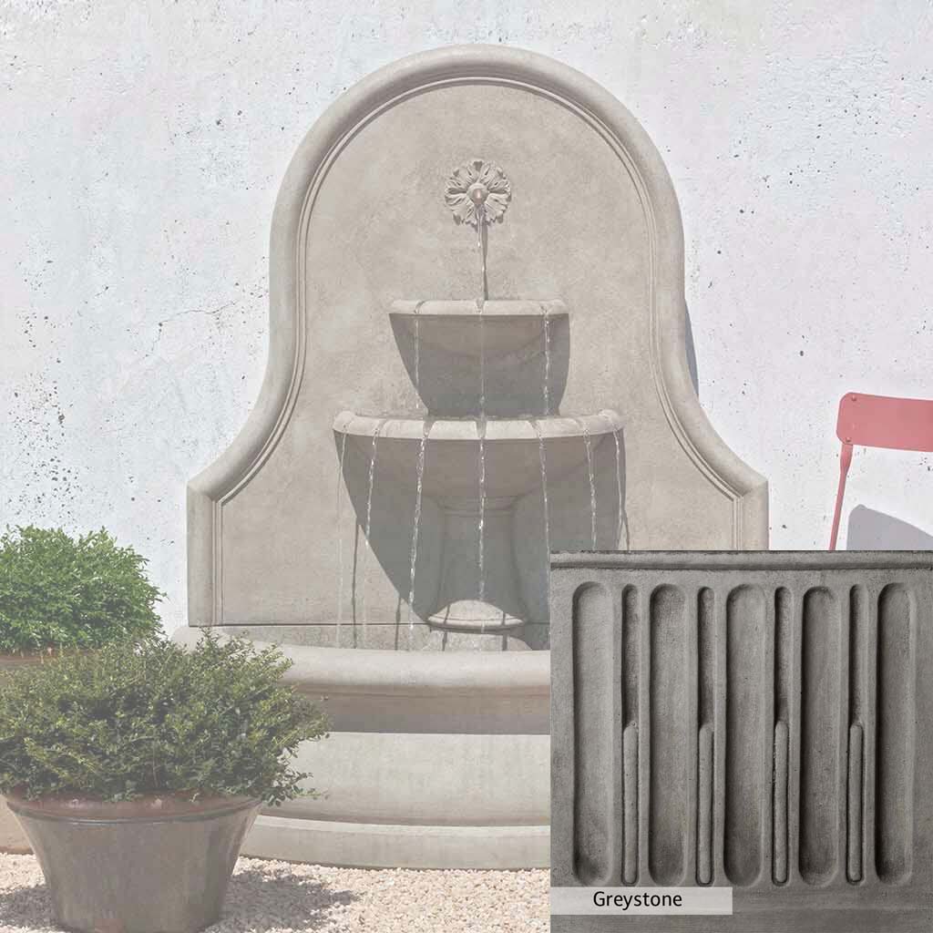 Campania International Estancia Outdoor Wall Fountain - Elegant Garden Water Feature for Patio, Yard, and Landscape Decor
