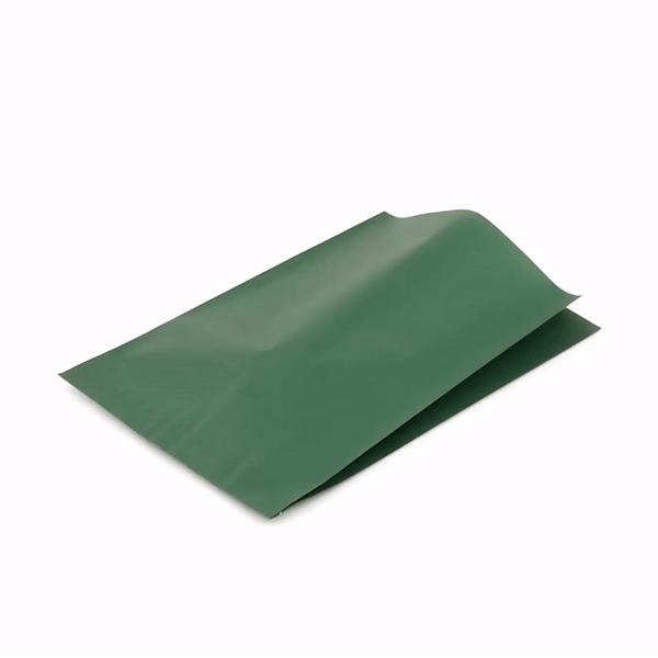 Eco-Friendly Forest Green French Fry & Snack Bags - 7x3x11 Inches, 100 Count Bulk Pack - Perfect for Fast Food, Movie Nights & Party Snacks