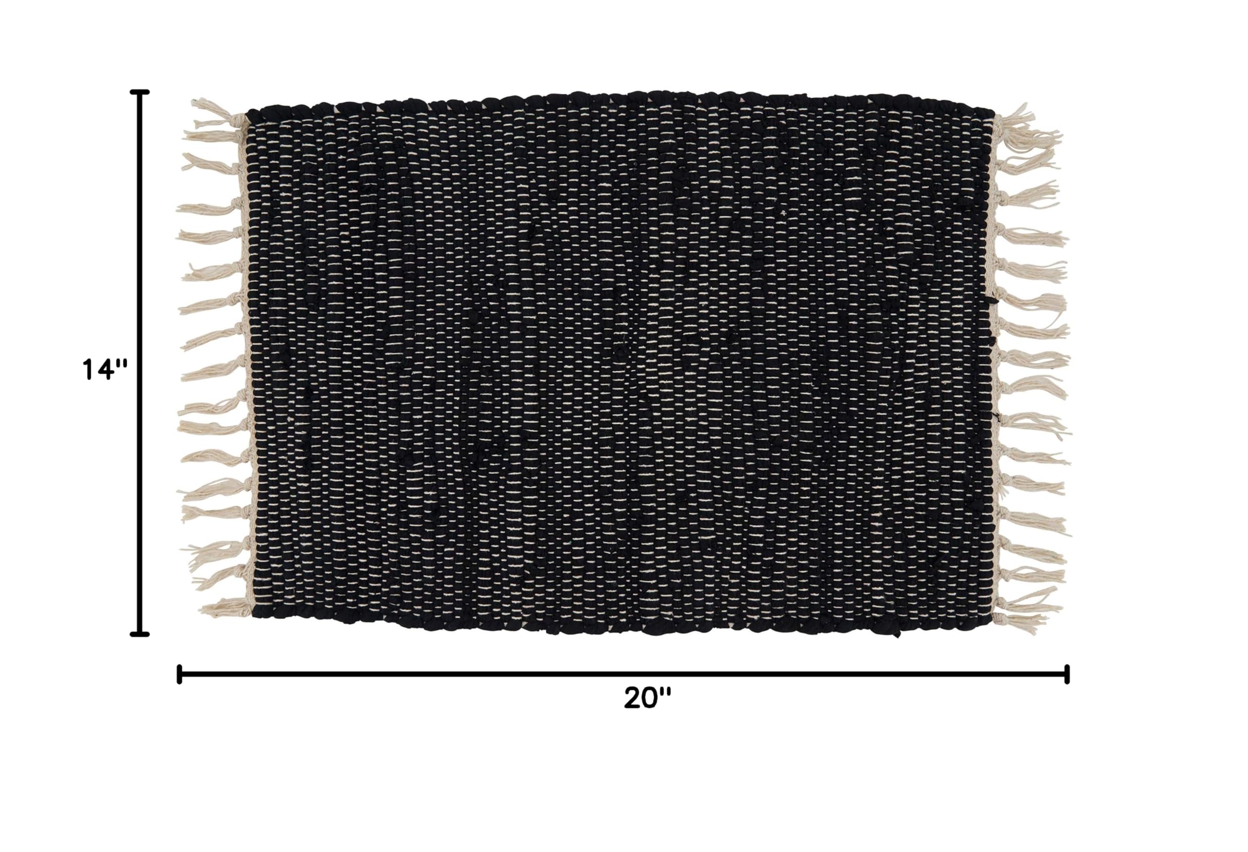 Premium Cotton Placemats Set of 4 - Elegant Table Mats for Dining, Kitchen Decor & Home Entertaining - Washable & Durable Place Settings for Everyday Use & Special Occasions