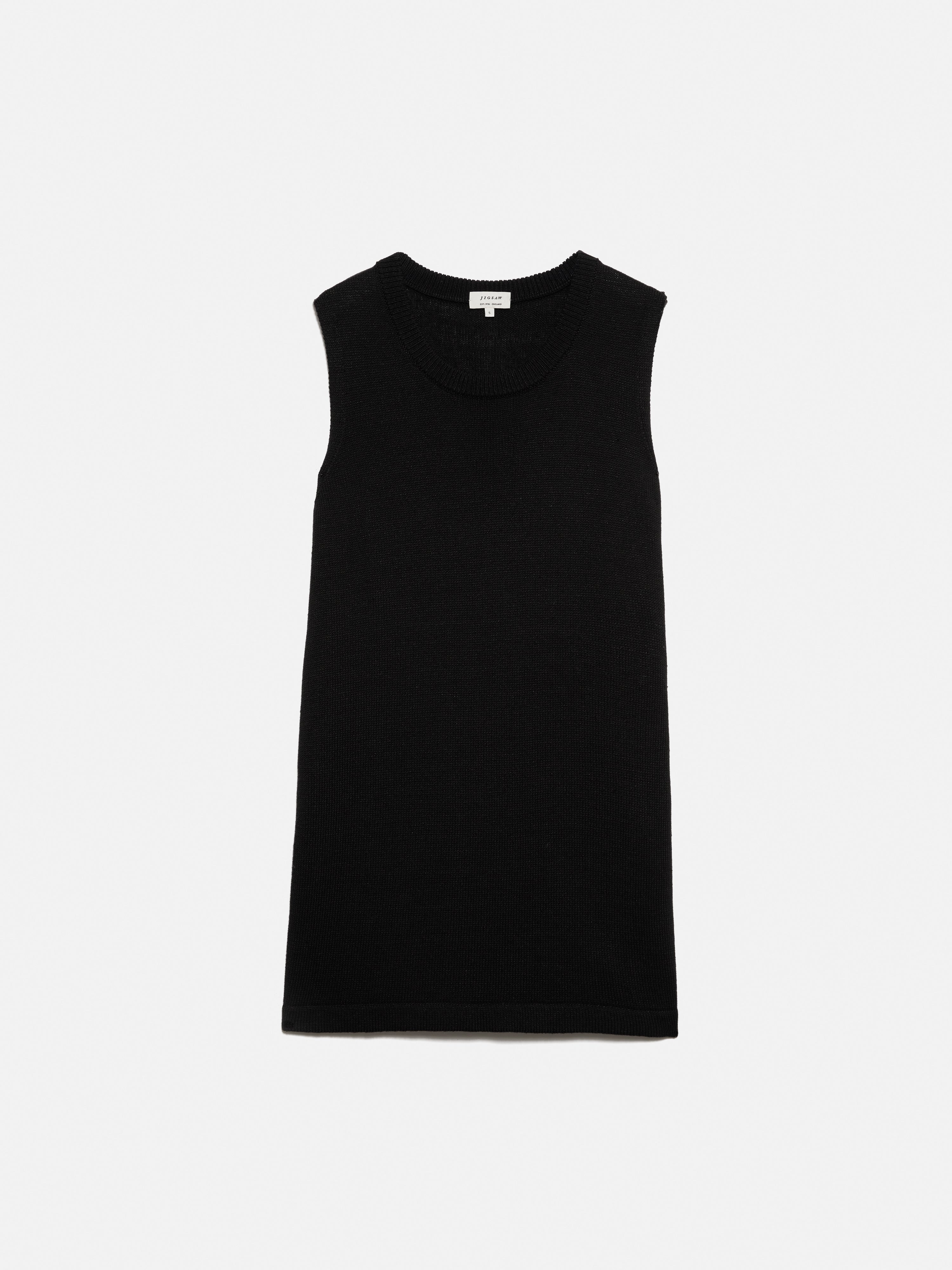 Premium Linen Cotton Knitted Tunic for Women - Soft & Comfortable Black Blouse | Perfect for Casual Wear, Office Outfits & Summer Dresses