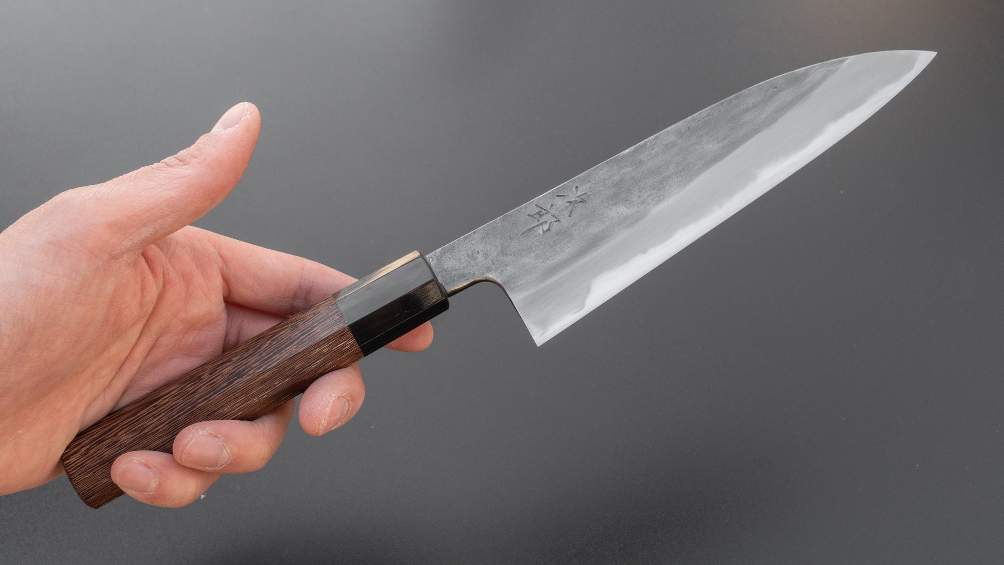 Premium Jiro Tsuchime Petty Knife 150mm - Japanese High Carbon Steel Blade with Taihei Tagayasan Handle (#093) - Perfect for Precision Slicing, Fruit Cutting & Kitchen Tasks