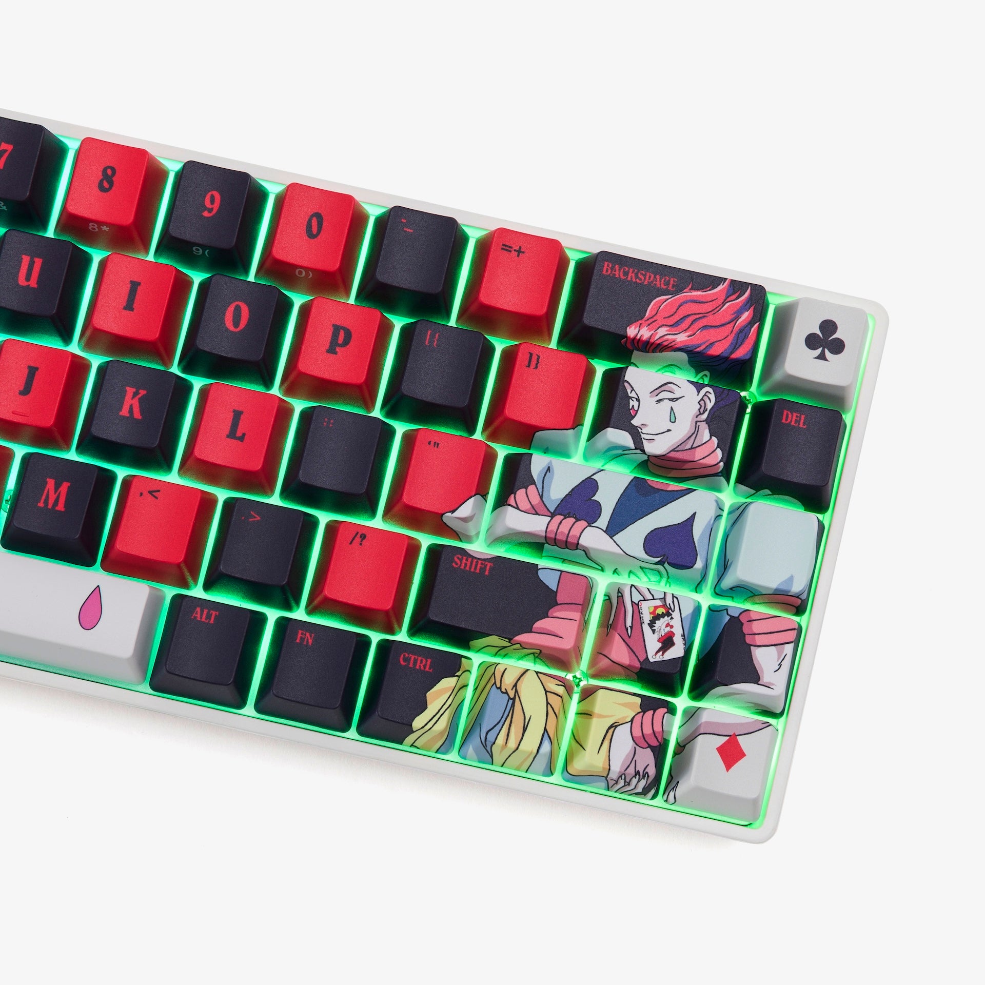 HxH x HG Basecamp 65+ Mechanical Keyboard - Hisoka Limited Edition for Gaming & Typing - Perfect for Esports, Office Work & Anime Fans