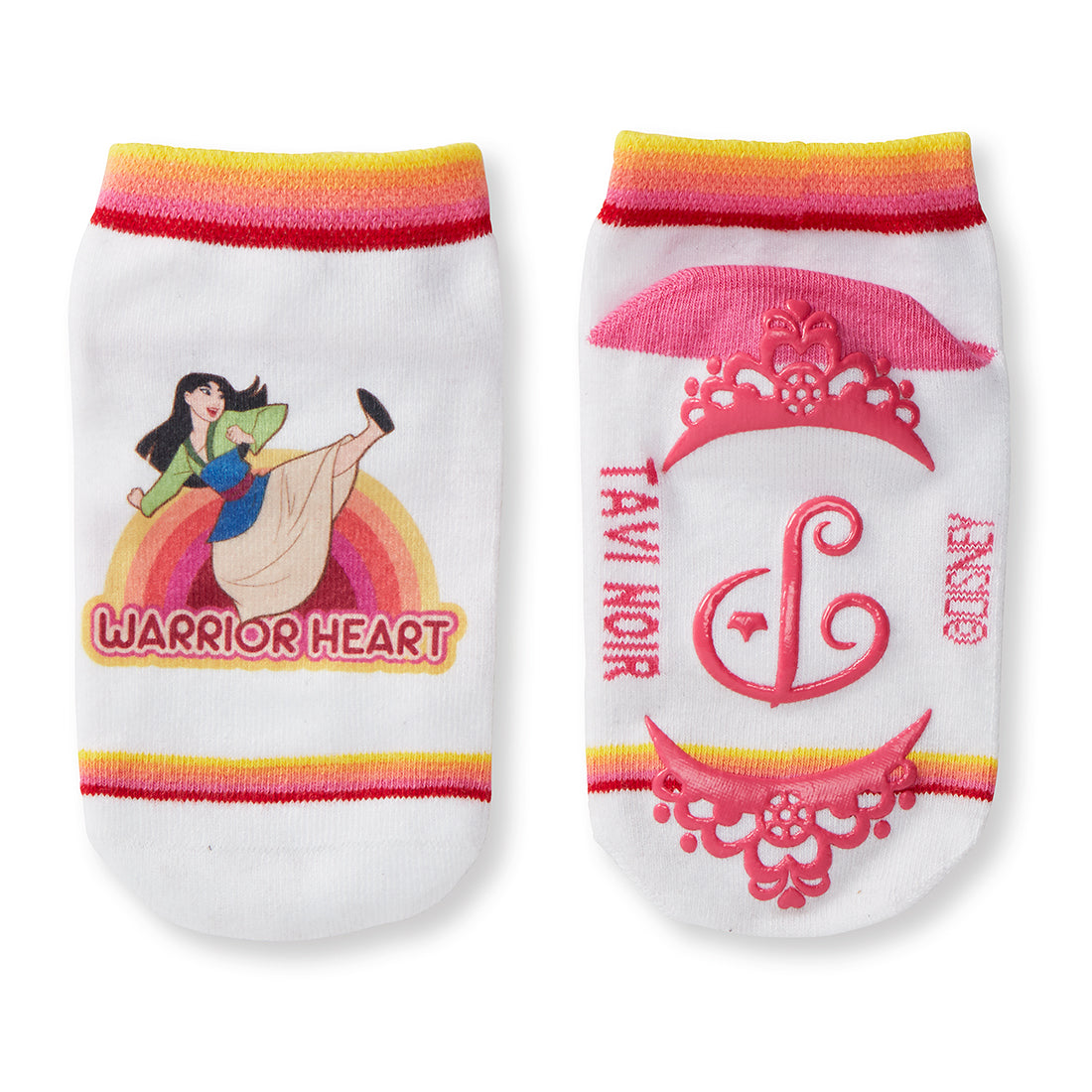 Tavi Noir Grip Socks for Women - Non-Slip Disney Tiny Soles - Perfect for Yoga, Pilates, Barre & Home Workouts