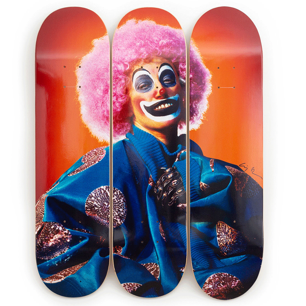CINDY SHERMAN X SKATERROOM Signed Limited Edition Skateboard Deck - Untitled HS - Collector's Art Piece for Home Display & Skateboarding Enthusiasts
