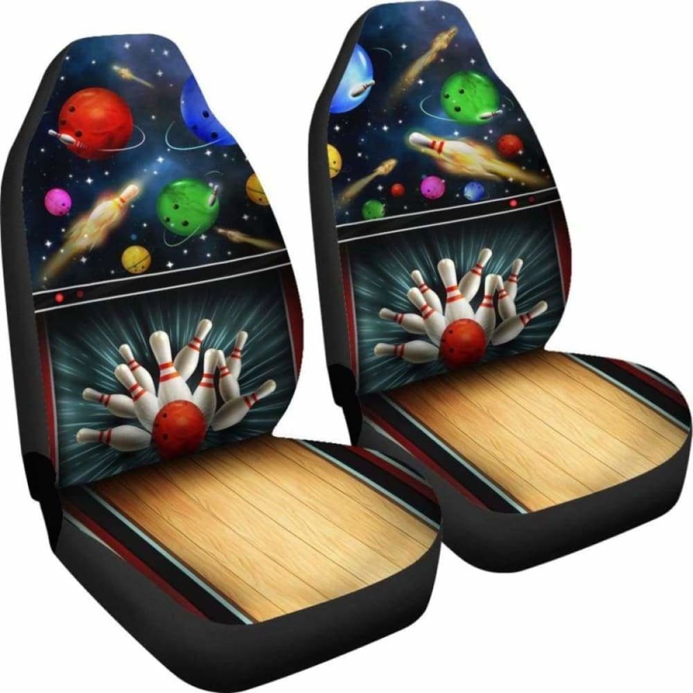Premium Bowling Car Seat Covers - Universal Fit for Cars, SUVs & Trucks - Waterproof & Durable Protection - Perfect for Bowling Enthusiasts & Sports Gear Transport