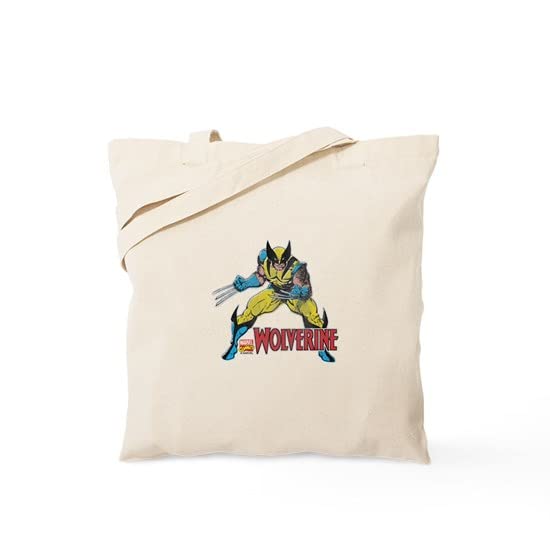 Vintage Wolverine Canvas Tote Bag - Eco-Friendly Reusable Shopping Bag for Groceries, Beach & Daily Use - Natural Cotton Tote with Unique Graphic Design
