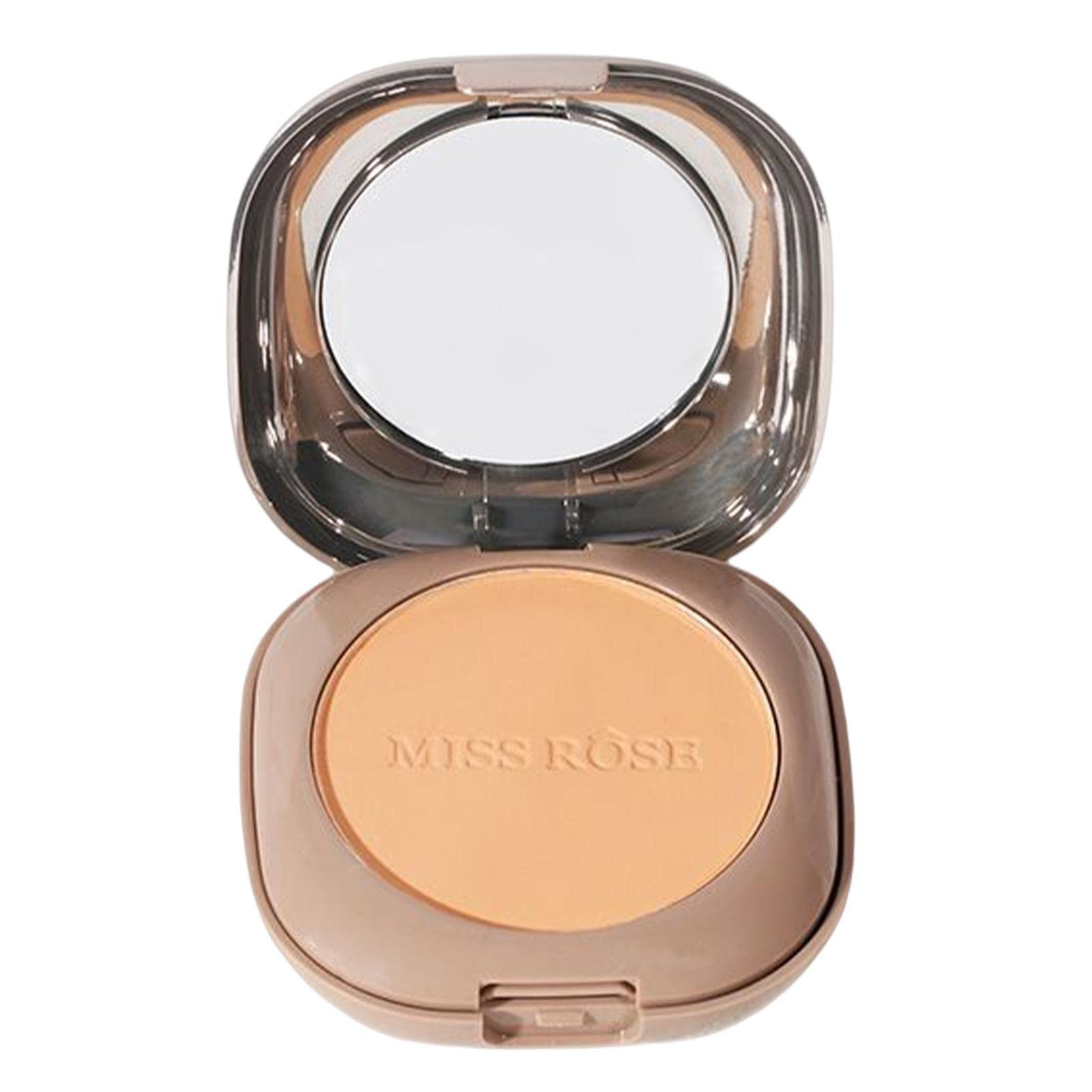 Pressed Powder Foundation - Double Cushion & Setting Powder | Poreless, Long-Lasting Coverage for Radiant Natural Finish | Perfect for Daily Wear, Office & Special Occasions