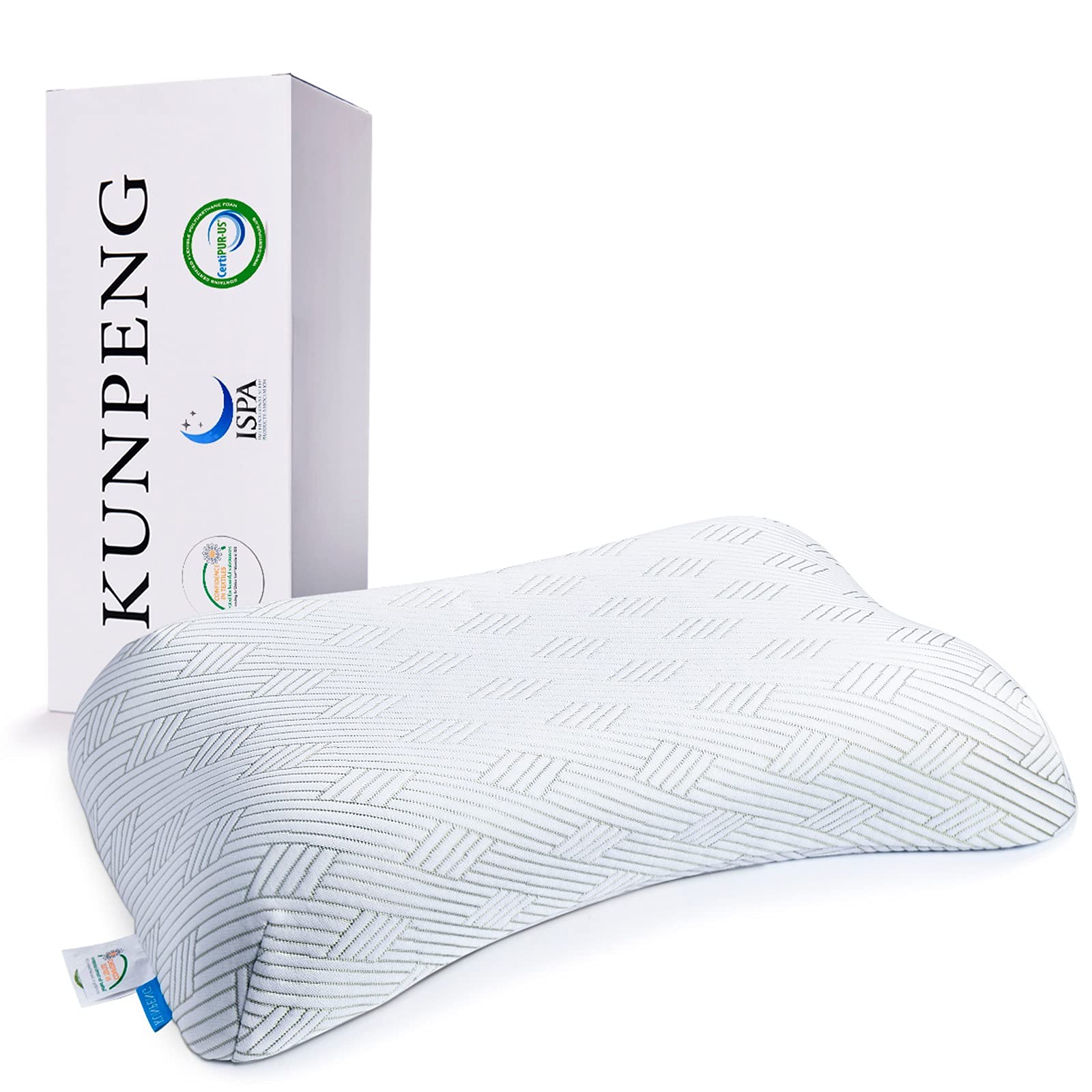 HADST Ice Bird Gel Cooling Pillow for Side & Back Sleepers - Breathable Memory Foam Pillow for Neck Pain Relief, Hot Sleepers & Night Sweats - Perfect for Travel, Home & Office Use