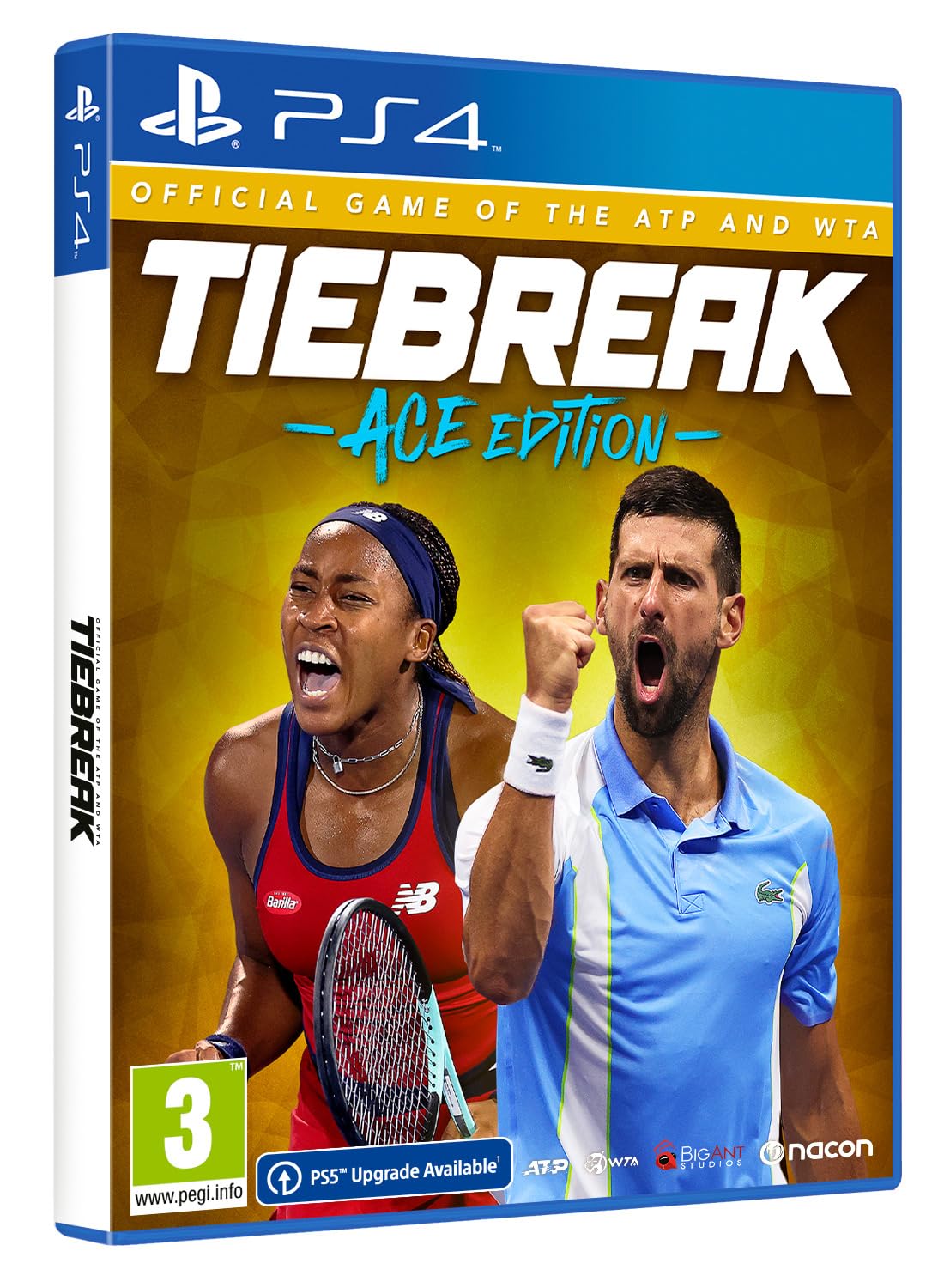 Tiebreak Tennis Game for PS4 - Realistic Sports Simulation & Multiplayer Action - Perfect for Competitive Gaming & Family Fun