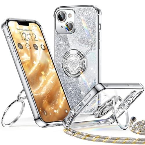 Clear Glitter Silver