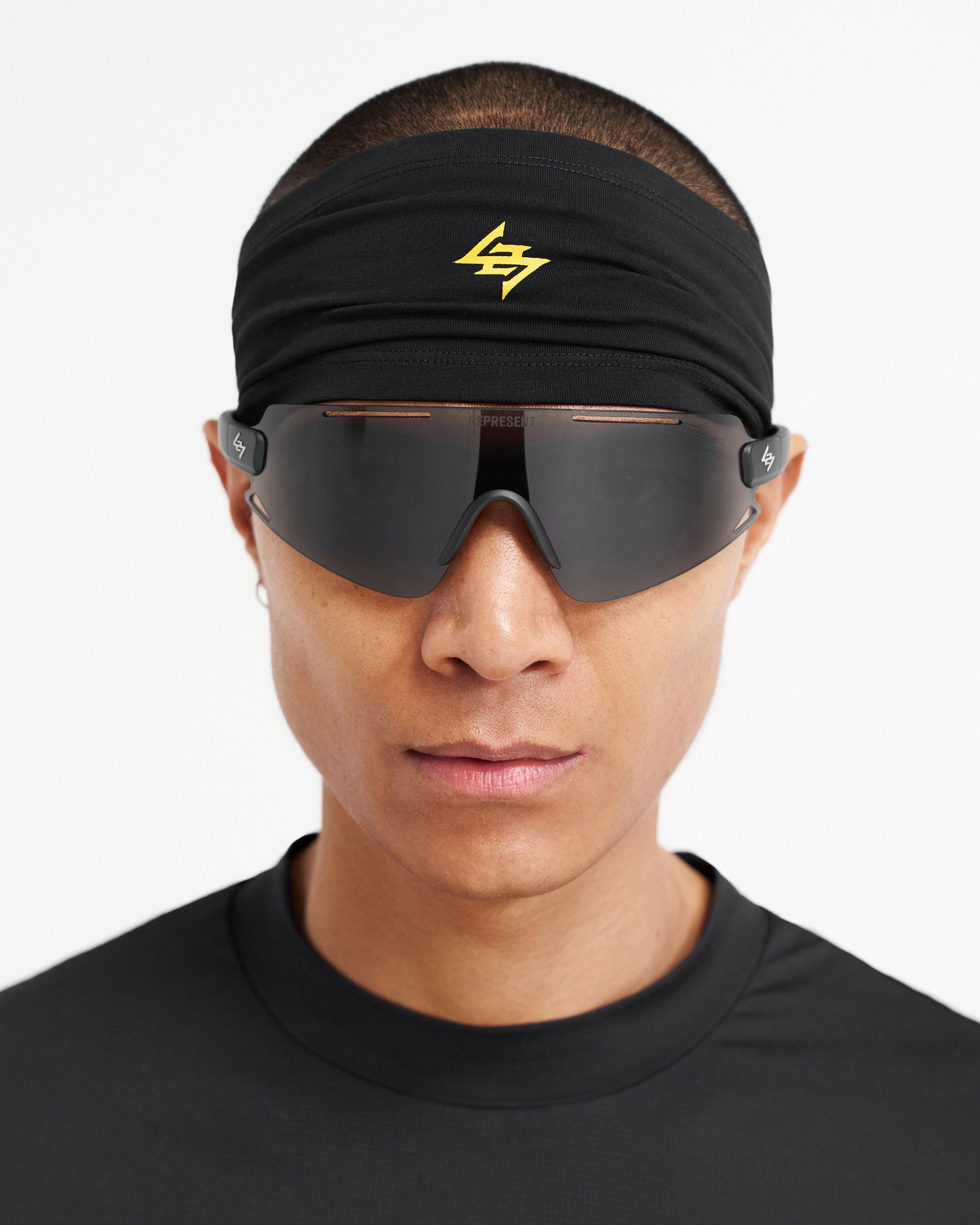 247 Manchester Marathon Headband - Black | Sweat-Wicking & Comfortable for Running, Cycling & Workouts
