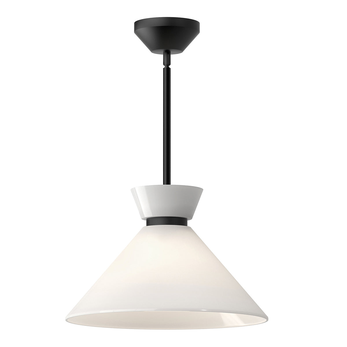 Alora Halston 1 Liter Glass Pendant Light Fixture with E27 Socket - Perfect for Kitchen Island, Dining Room, or Bedroom Lighting