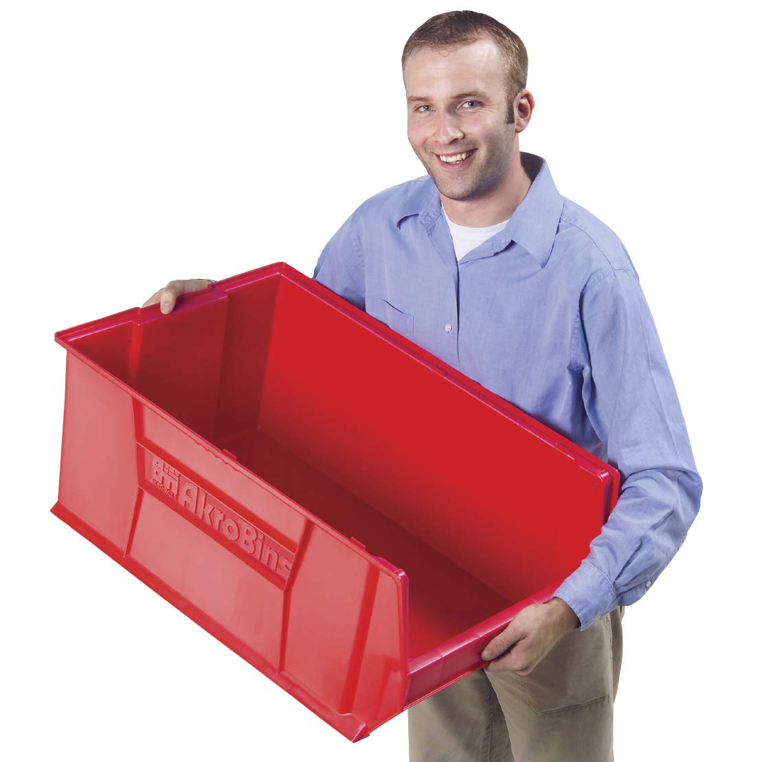 Akro-Mils 30290 Large Plastic Storage Bins - 30