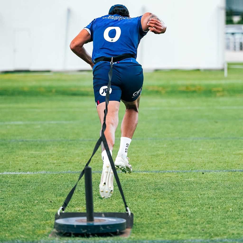 XLR8 Flat Base Power Sled - Heavy Duty Training Sled for Football, Strength & Conditioning Workouts - Perfect for Speed Training, Agility Drills & Fitness Exercises