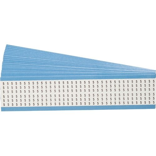 Brady HH-5-PK 111202 Solid Number Wire Markers - 3 Packs of 25 (75 Total) for Electrical Wiring, Panel Labeling & Industrial Organization