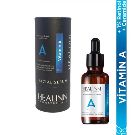 Best Retinol Serum for Face - Healinn Resurfacing Anti-Aging Serum with Hyaluronic Acid, Vitamin E & Vitamin A | Reduces Wrinkles, Fades Acne Scars & Hydrates Skin | Perfect for Nighttime Skincare Routine & Daily Facial Moisturizer