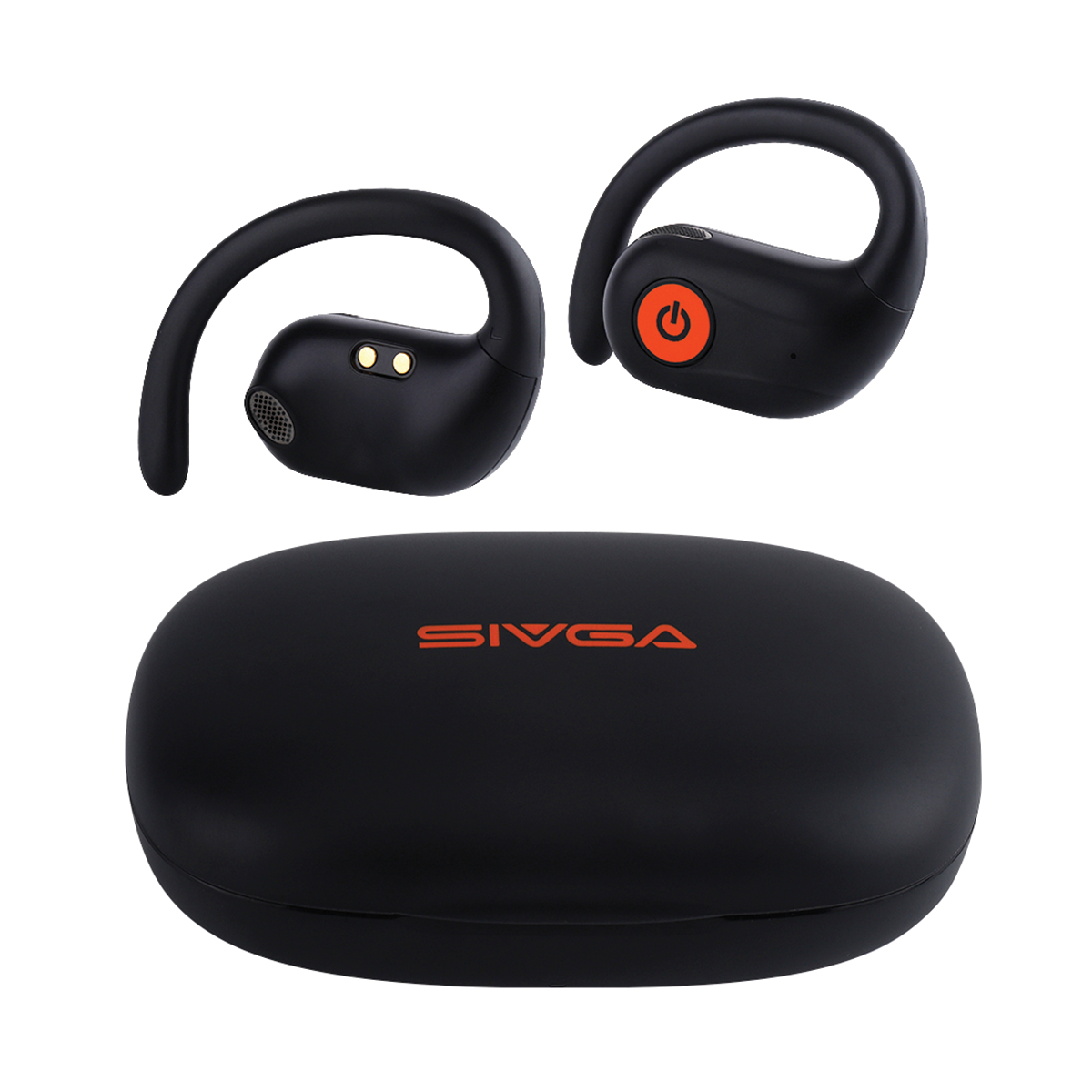 Sivga SO1 Open Ear True Wireless Sports Earbuds - Bluetooth 5.3, IPX5 Waterproof, 30H Playtime for Running, Cycling & Gym Workouts (Open Box)