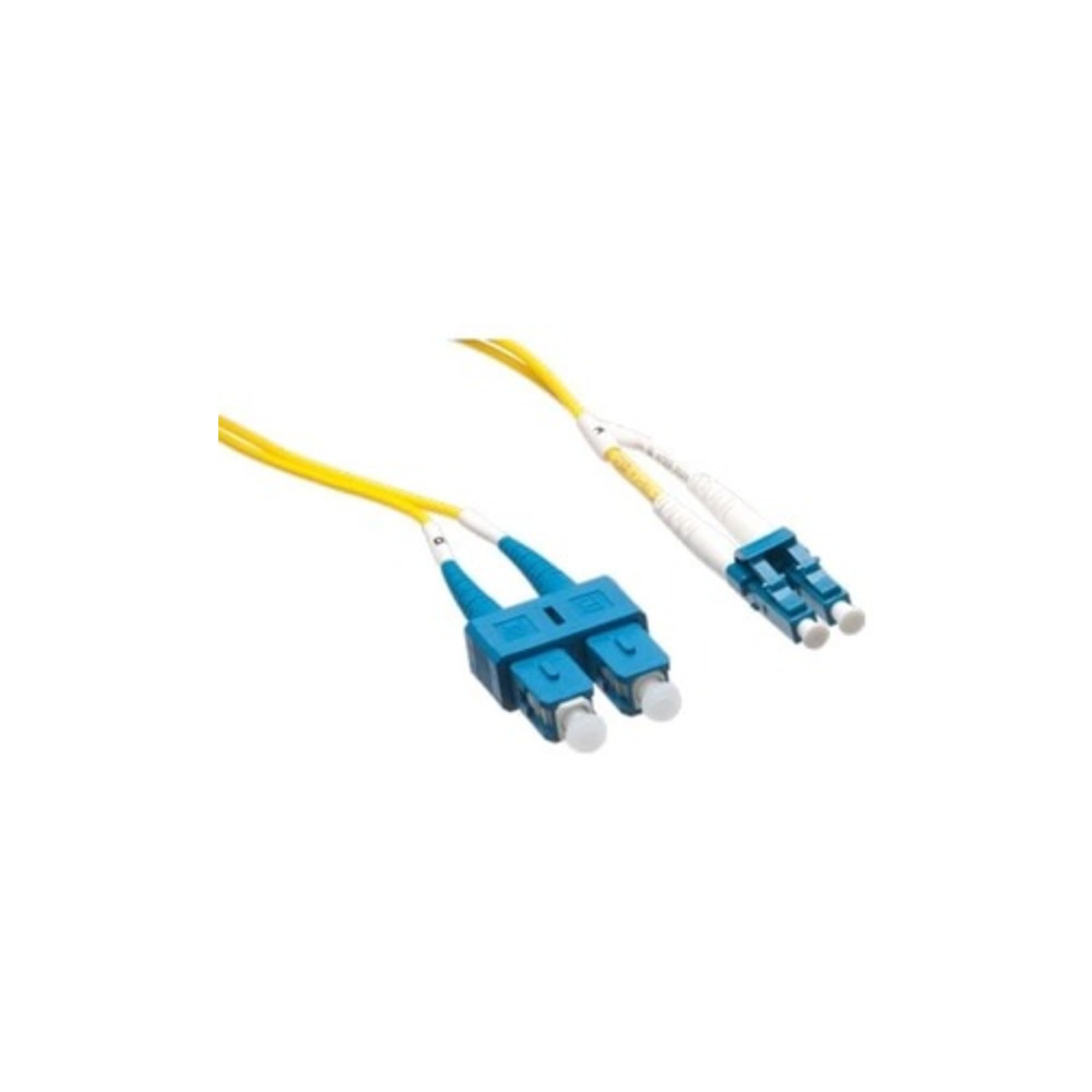AXIOM LC/SC OS2 Single Mode Fiber Optic Cable 35M (115ft) - TAA Compliant - High Speed Data Transmission for Data Centers, Telecom Networks & Home Office Setup