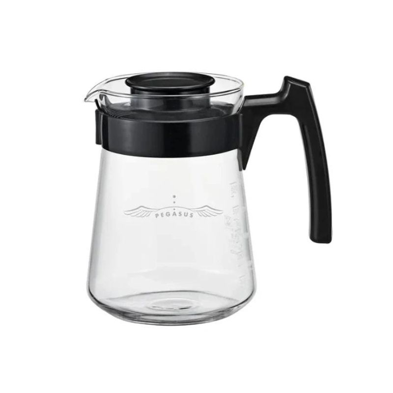 Hario Pegasus Glass Coffee Server with Handle - Durable & Heat-Resistant for Pour Over, French Press, and Cold Brew Coffee Making at Home or Cafe