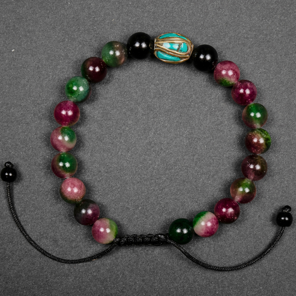 Tourmaline Detox Bracelet for Women & Men - Natural Healing Crystal Energy for Pain Relief & Stress Reduction - Perfect for Yoga, Meditation & Daily Wellness