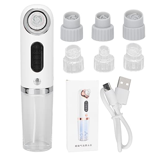 Electric Blackhead Vacuum Cleaner with 3 Gears & Blue/Purple Light - USB Rechargeable Pore Deep Cleaning Device for Face, Nose & Skin Care - Perfect for Home Spa & Acne Treatment