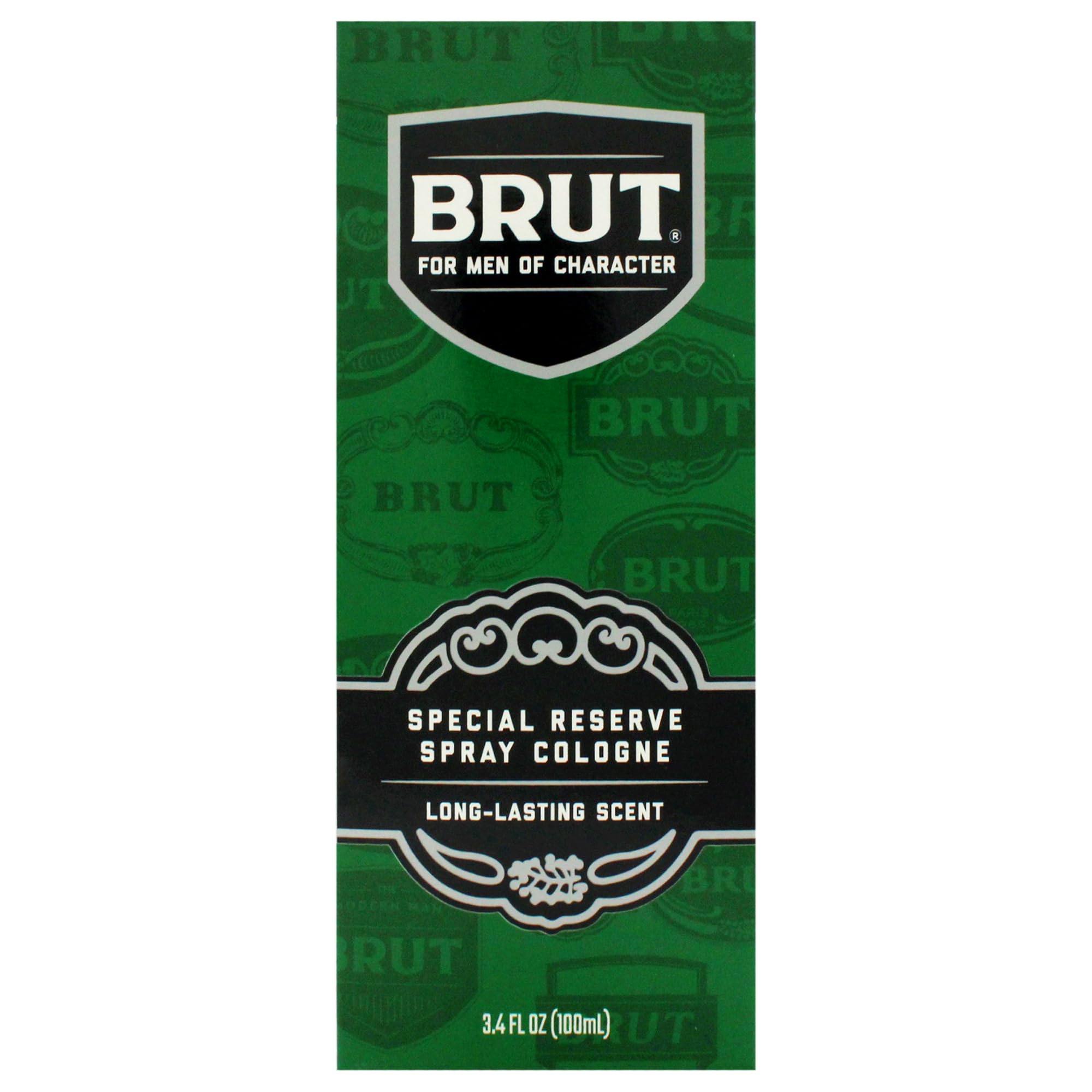 Brut Special Reserve Cologne for Men - 3.4 oz Eau de Toilette Spray | Long-Lasting Fragrance for Day & Night Wear, Work & Special Occasions