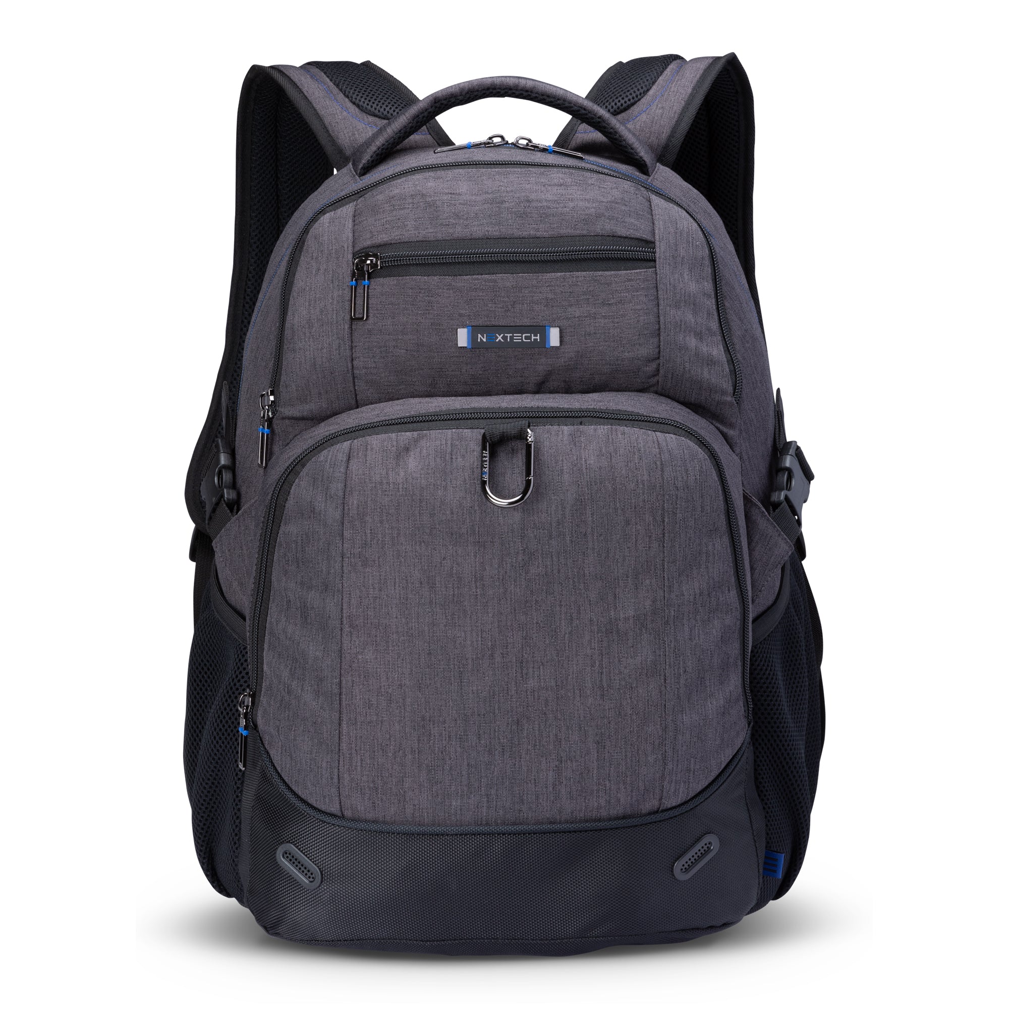Nextech Professional Business Backpack for Men & Women - Waterproof Laptop Backpack with USB Charging Port - Perfect for Office, Travel, and Commuting