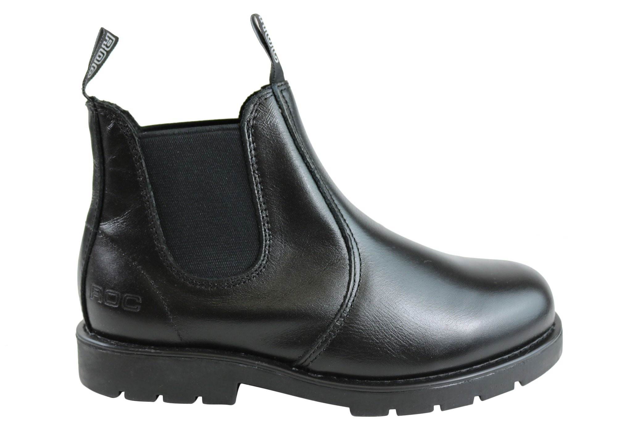 Roc Jumbuk Junior Kids Comfortable Pull-On Leather Boots - Waterproof & Durable for Outdoor Play, School & Winter Activities