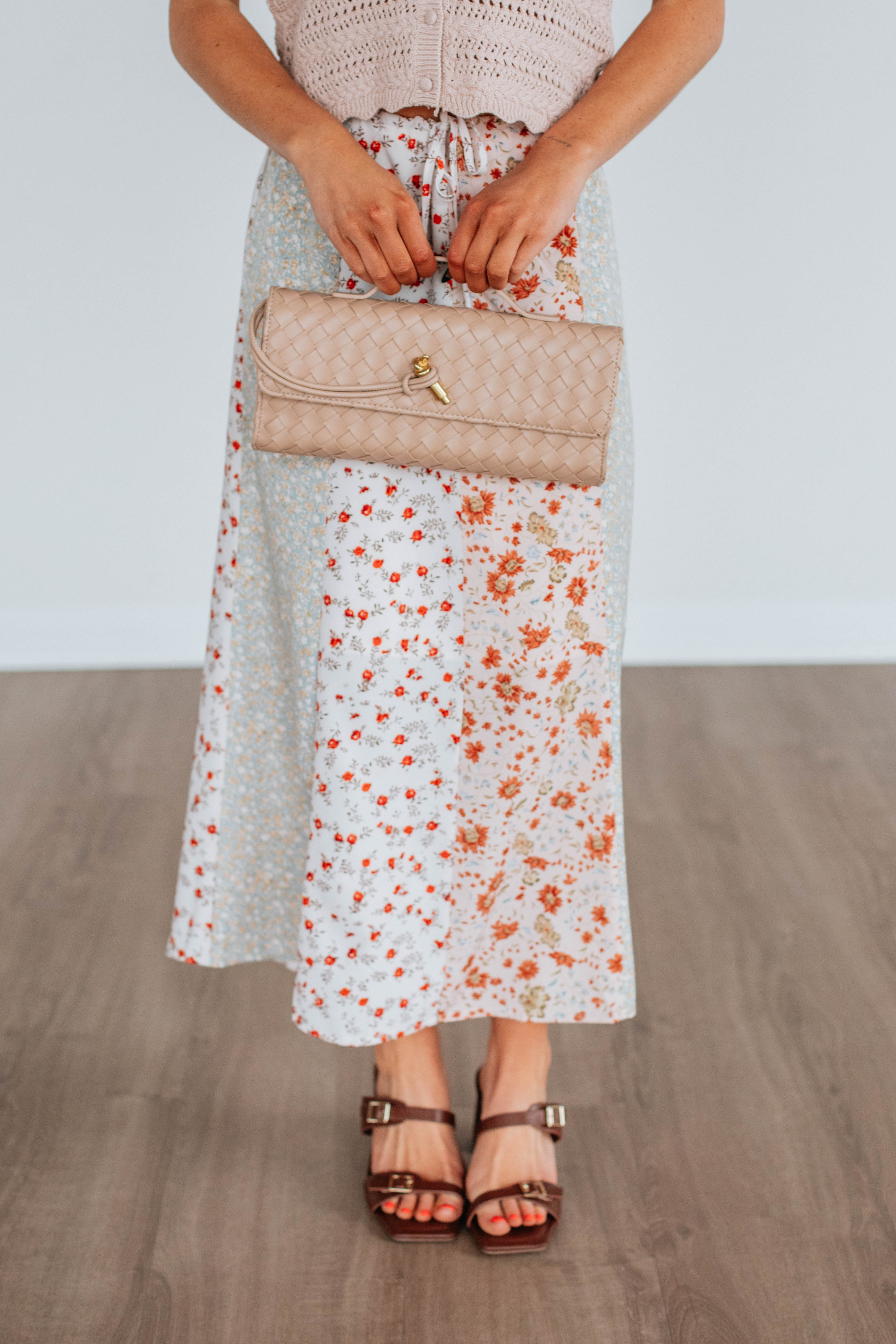Asha Clutch Crossbody Bag for Women - Elegant Nude Purse for Evening Parties, Weddings & Date Nights | Stylish Shoulder Handbag with Adjustable Strap