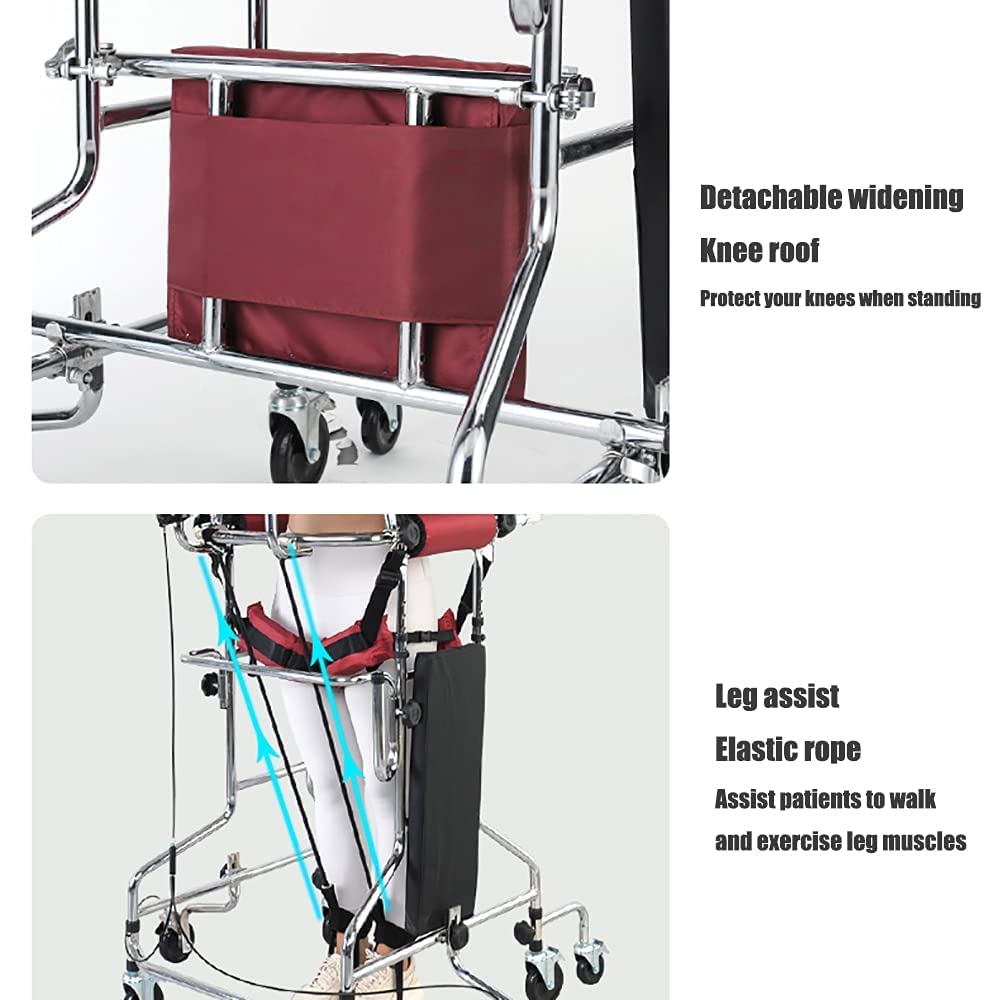 NEZIH Adjustable Walking Frame for Seniors & Adults - Lightweight Mobility Aid for Lower Limb Rehabilitation & Stability Support - Ideal for Home Use, Physical Therapy & Daily Walking Assistance